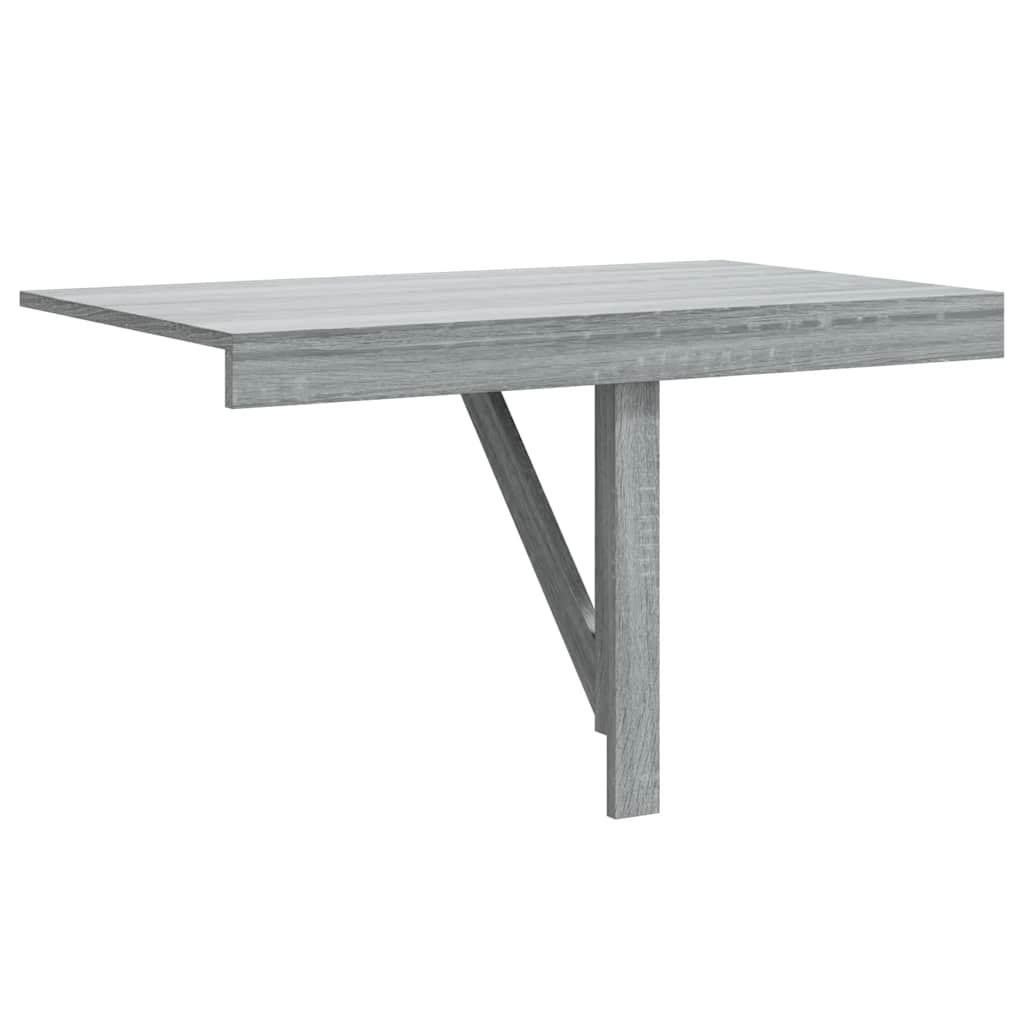 Wand-Klapptisch Grau Sonoma 100x60x56 cm Holzwerkstoff