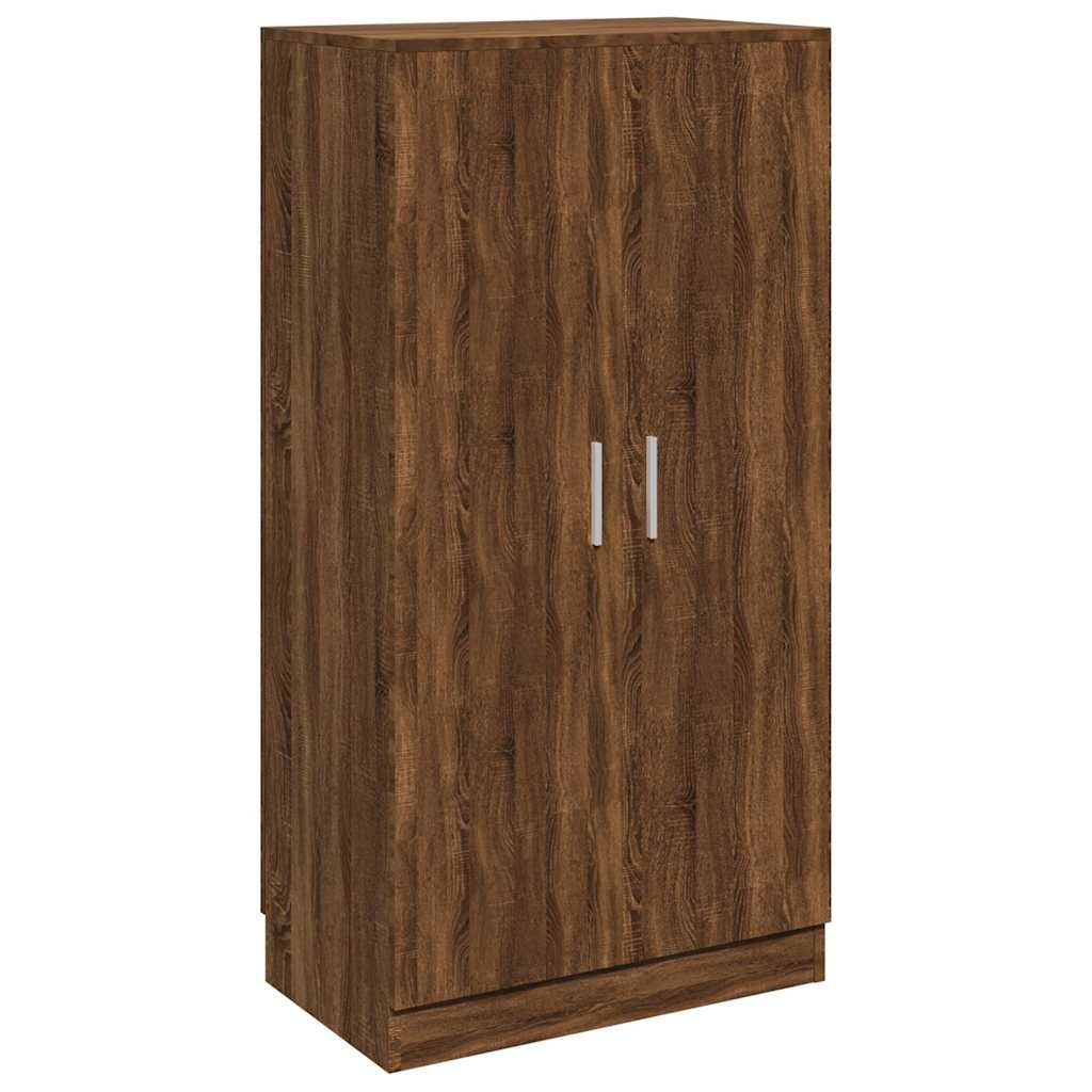 Schuhschrank Braun Eichen-Optik 55x35x108 cm Holzwerkstoff