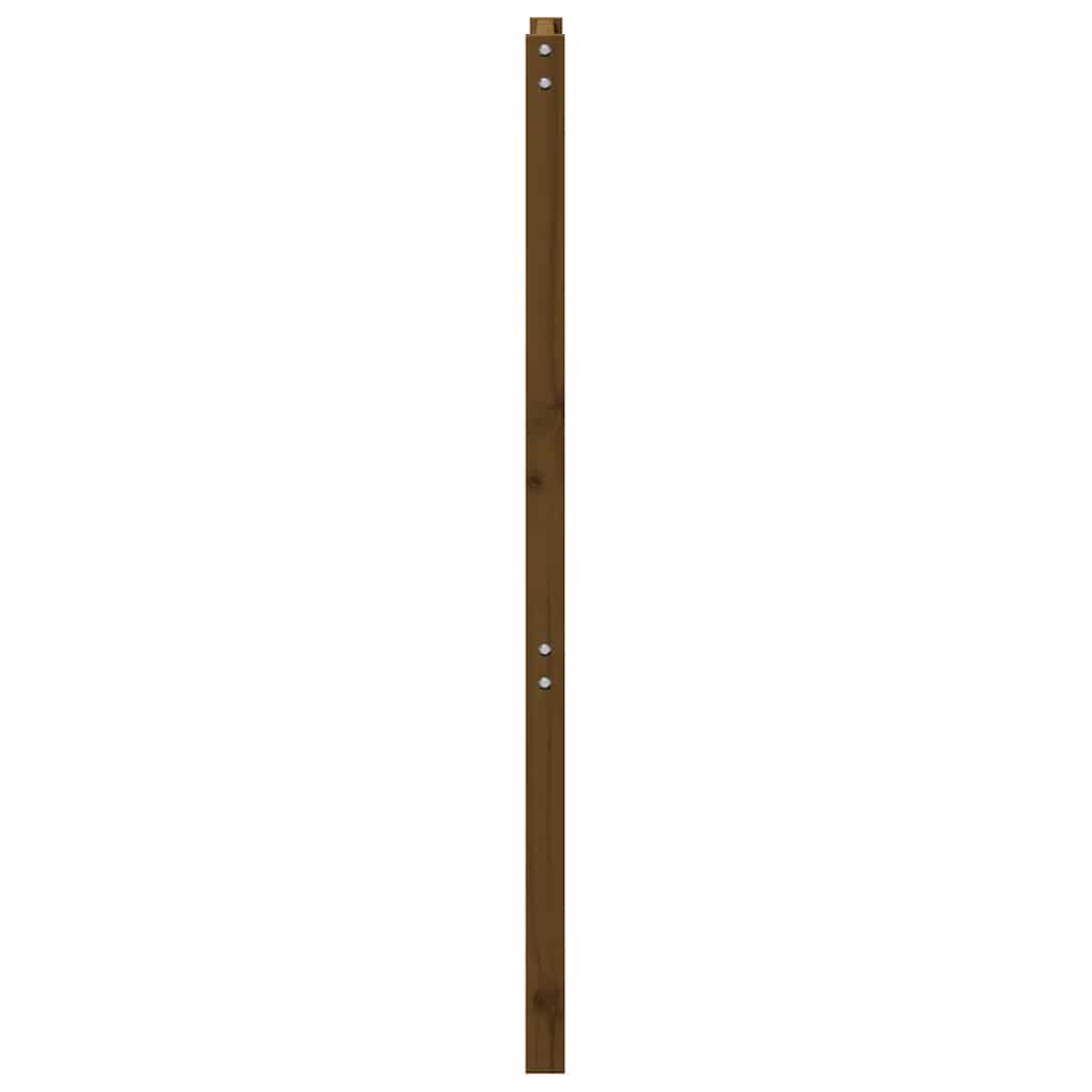 Kopfteil Honigbraun 106x4x100 cm Massivholz Kiefer