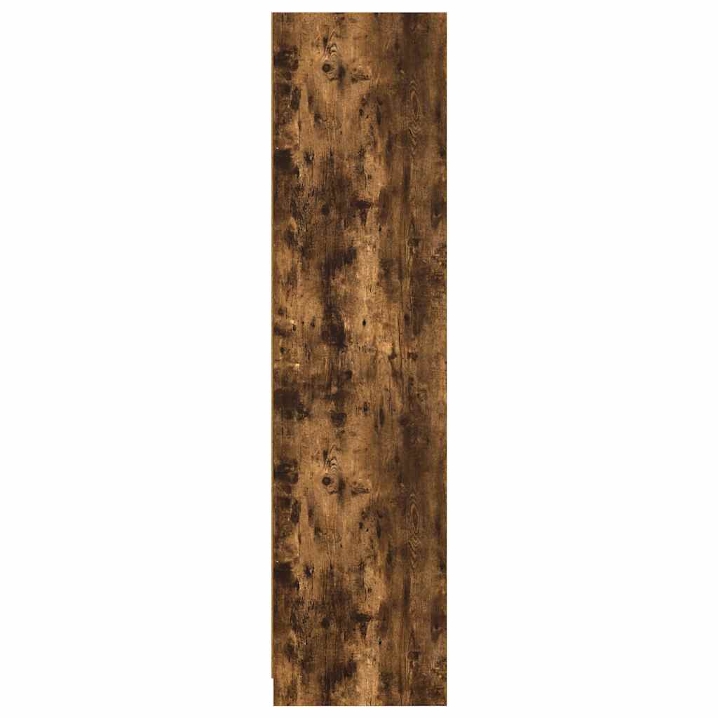 Kleiderschrank mit Schubladen Räuchereiche 50x50x200 cm
