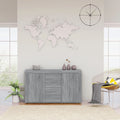 Sideboard Grau Sonoma 120x36x69 cm Holzwerkstoff