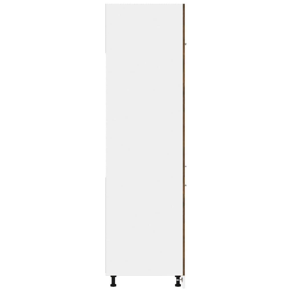 Kühlumbauschrank Lyon Räuchereiche 60x57x207 cm Holzwerkstoff