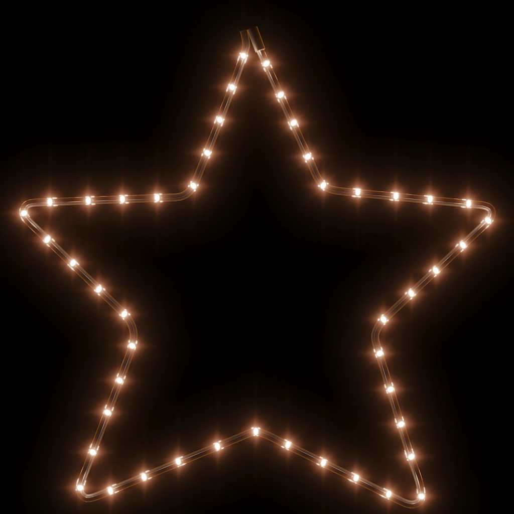 LED-Silhouette Weihnachtsstern 48 LEDs Warmweiß 56 cm