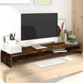 Monitorständer Räuchereiche 100x24x13 cm Holzwerkstoff