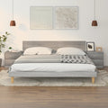 Nachttische 2 Stk. Grau Sonoma 40x30x40 cm Holzwerkstoff