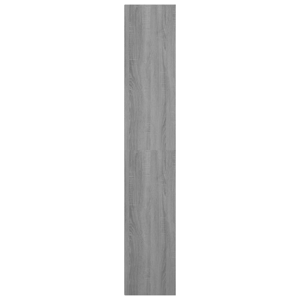 Bücherregal Grau Sonoma 36x30x171 cm Holzwerkstoff