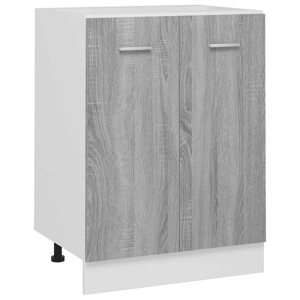 Unterschrank Lyon Grau Sonoma 60x46x81,5 cm Holzwerkstoff