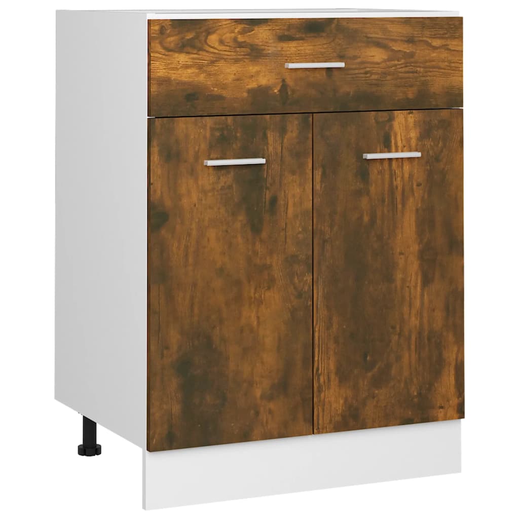 Unterschrank mit Schublade Lyon Räuchereiche 60x46x81,5 cm