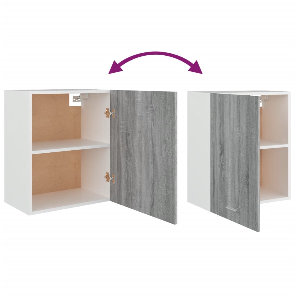Hängeschrank Lyon Grau Sonoma 50x31x60 cm Holzwerkstoff