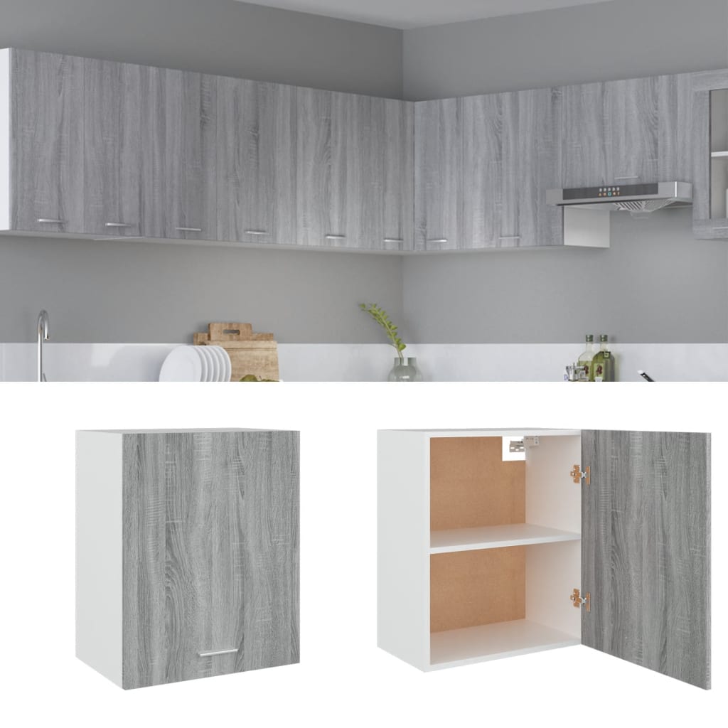 Hängeschrank Lyon Grau Sonoma 50x31x60 cm Holzwerkstoff