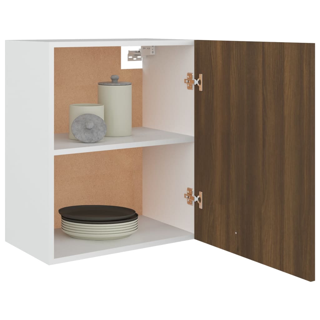 Hängeschrank Lyon Braun Eichen-Optik 50x31x60 cm Holzwerkstoff