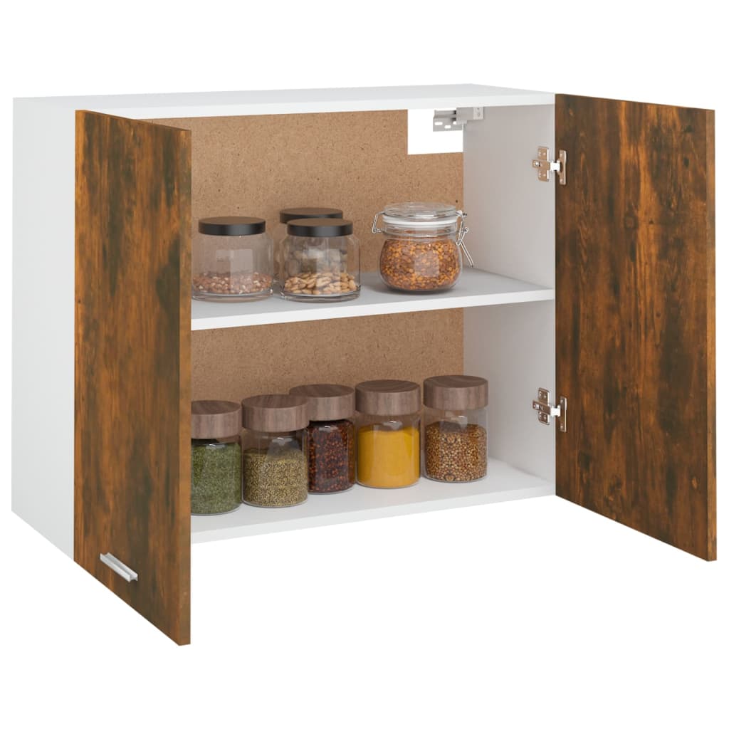 Hängeschrank Lyon Räuchereiche 80x31x60 cm Holzwerkstoff