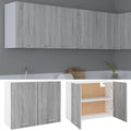 Hängeschrank Lyon Grau Sonoma 80x31x60 cm Holzwerkstoff
