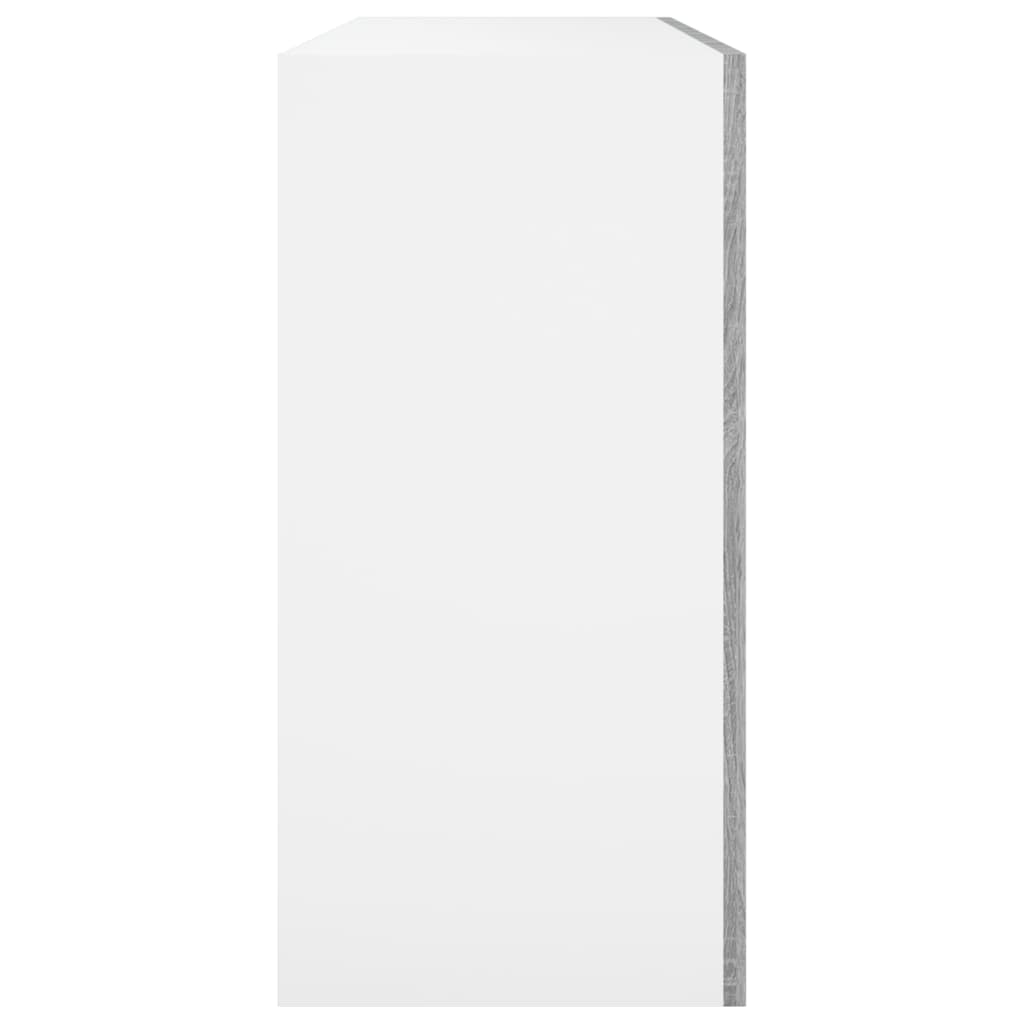 Hängeschrank Lyon Grau Sonoma 80x31x60 cm Holzwerkstoff