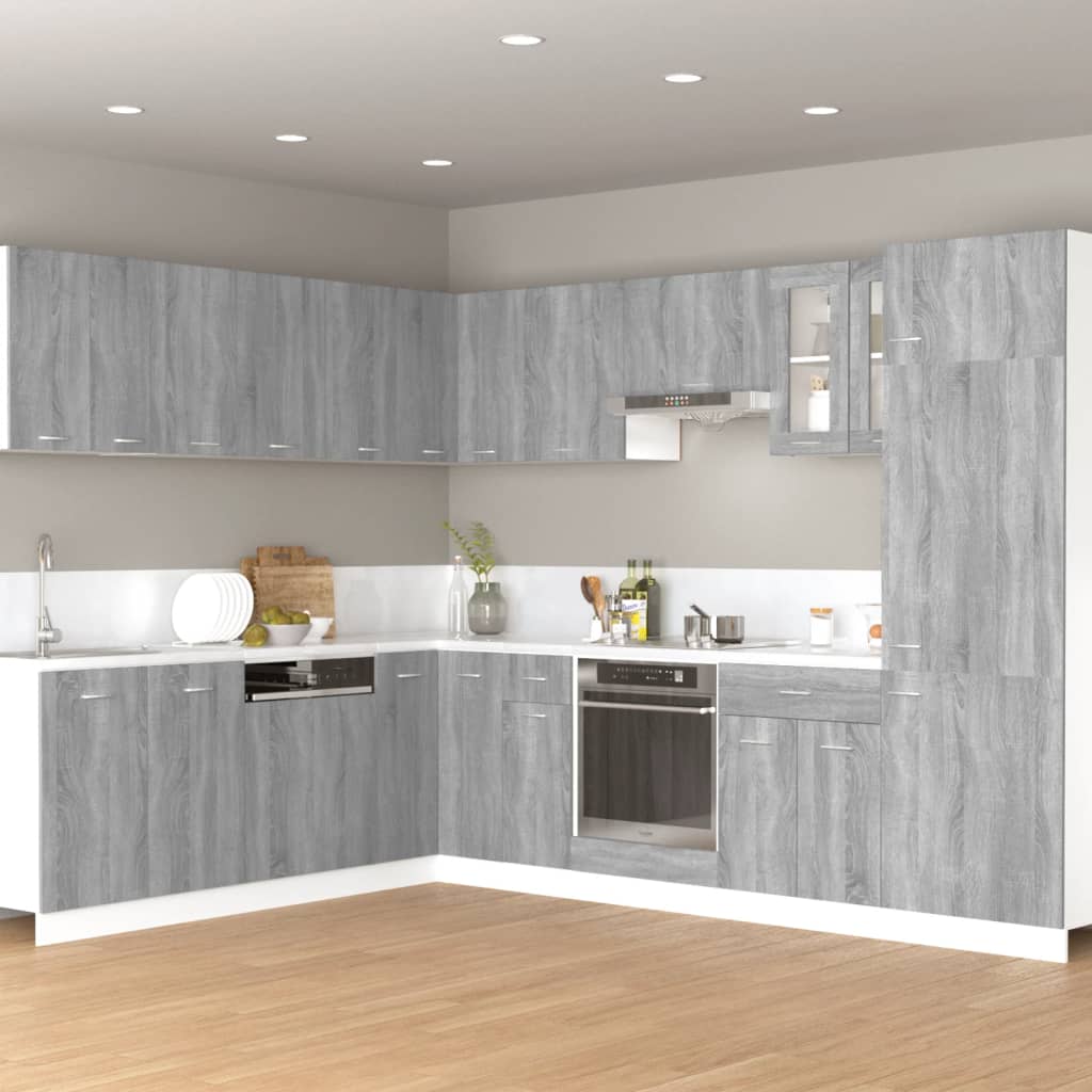 Hängeschrank Lyon Grau Sonoma 60x31x40 cm Holzwerkstoff