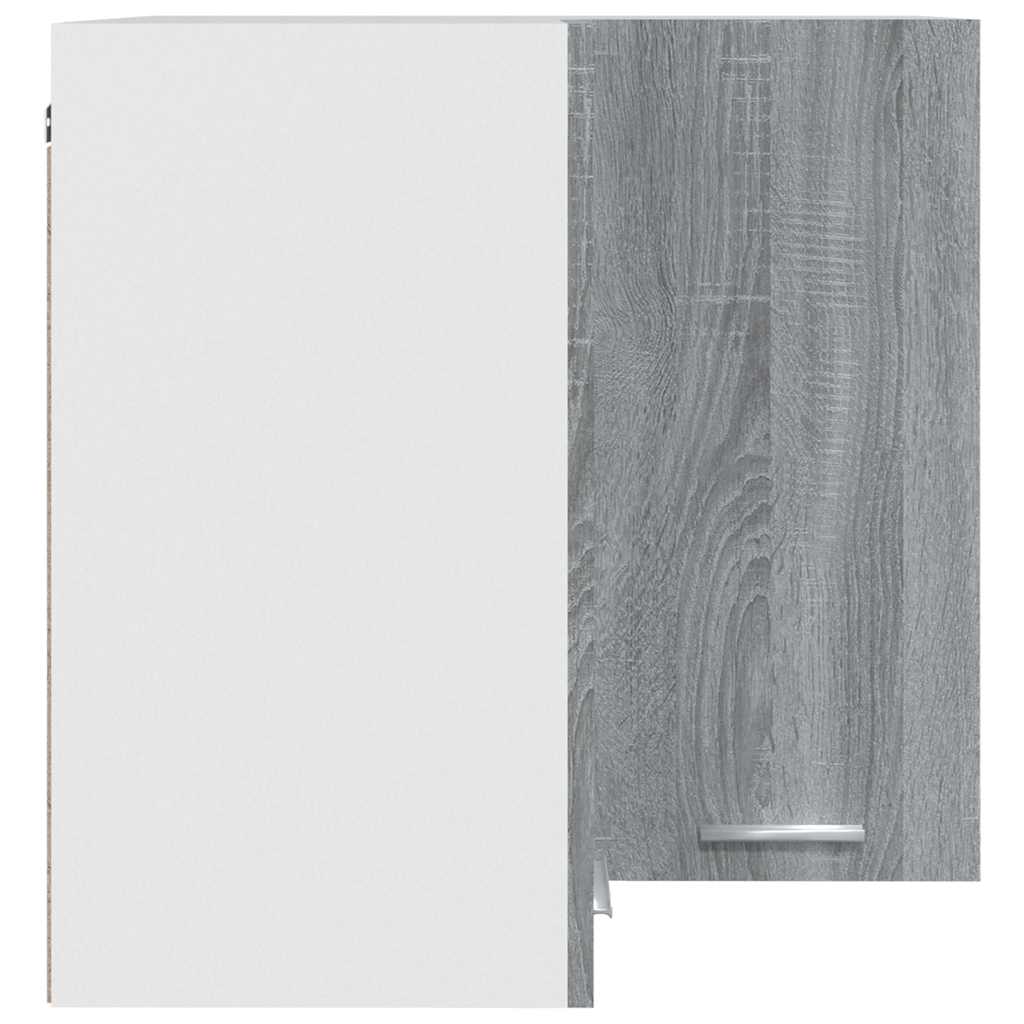 Eck-Hängeschrank Lyon Grau Sonoma 57x57x60 cm Holzwerkstoff