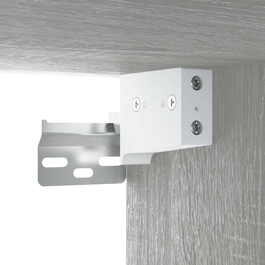 Eck-Hängeschrank Lyon Grau Sonoma 57x57x60 cm Holzwerkstoff