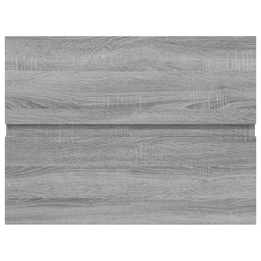 Waschbeckenunterschrank Grau Sonoma 60x38,5x45 cm Holzwerkstoff