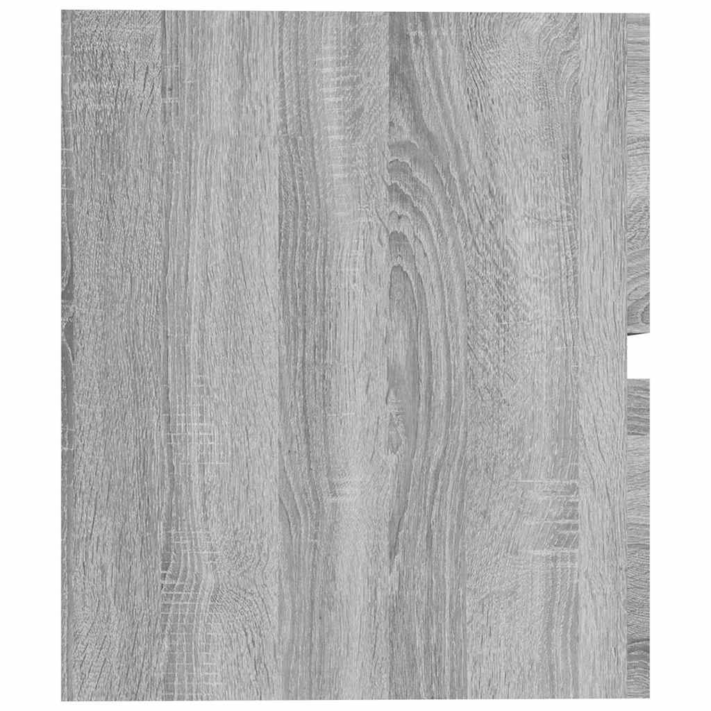 Waschbeckenunterschrank Grau Sonoma 60x38,5x45 cm Holzwerkstoff