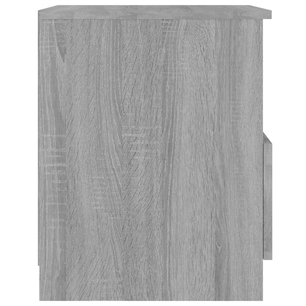Nachttisch Grau Sonoma 40x40x50 cm Holzwerkstoff