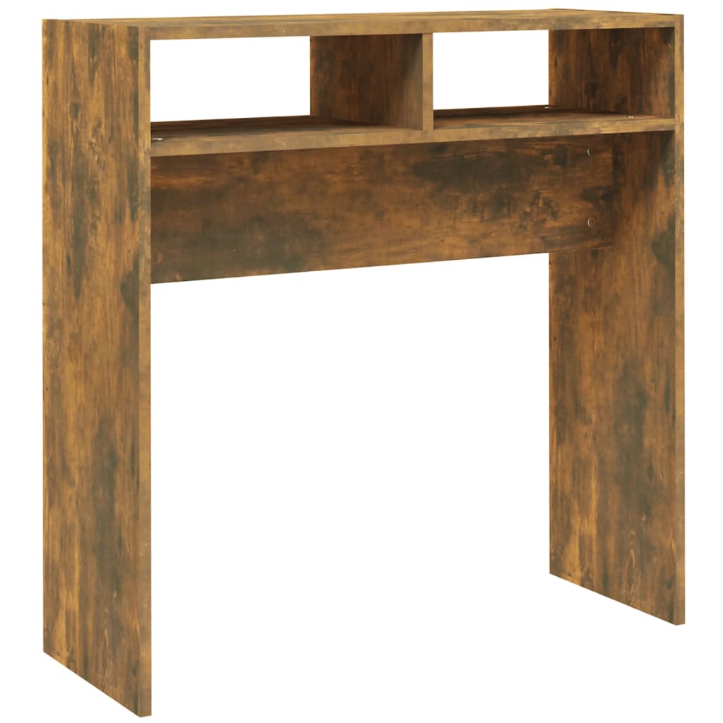 Konsolentisch Räuchereiche 78x30x80 cm Holzwerkstoff