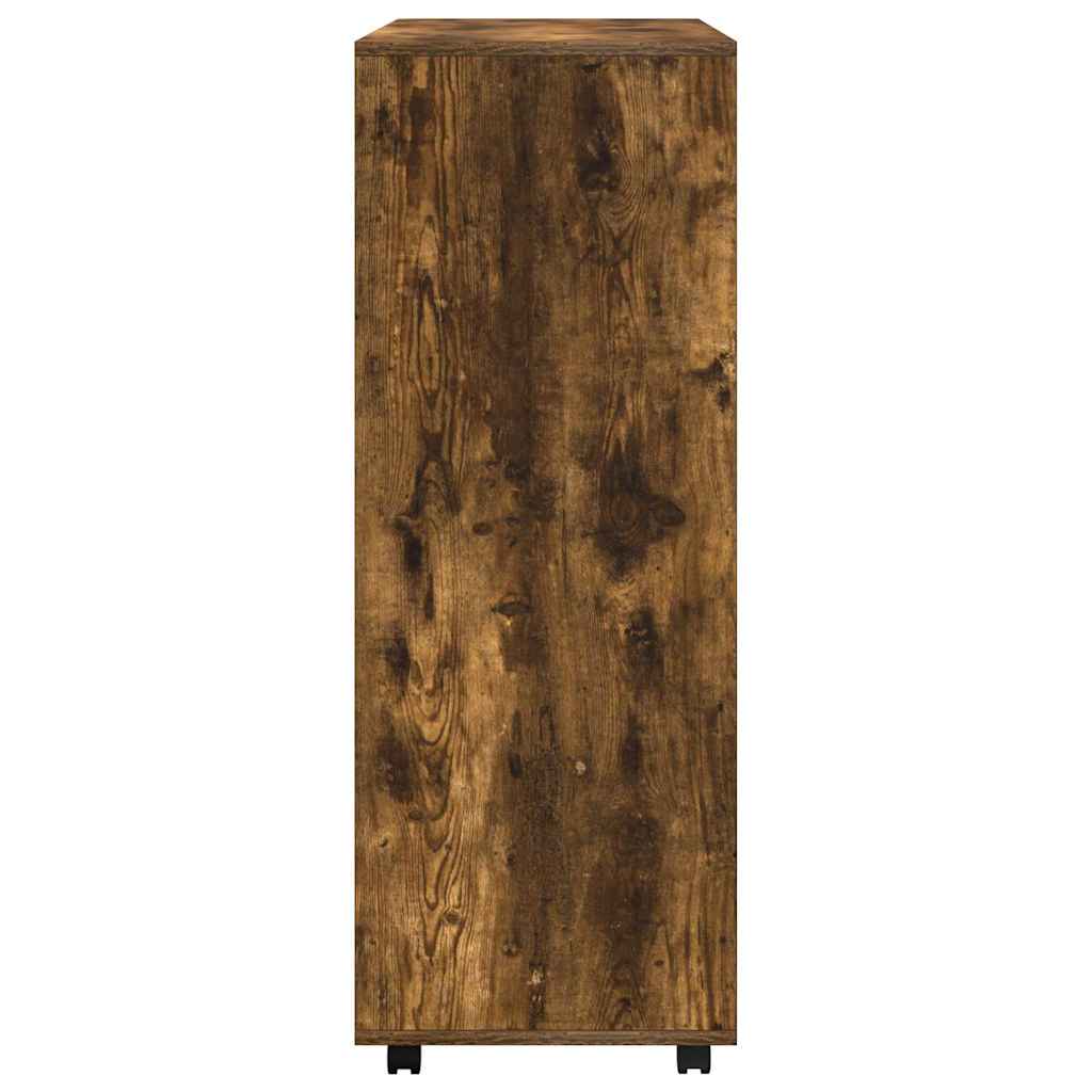 Kleiderschrank Räuchereiche 80x40x110 cm Holzwerkstoff