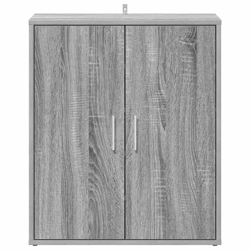 Schuhschrank Grau Sonoma 60x35x70 cm Holzwerkstoff