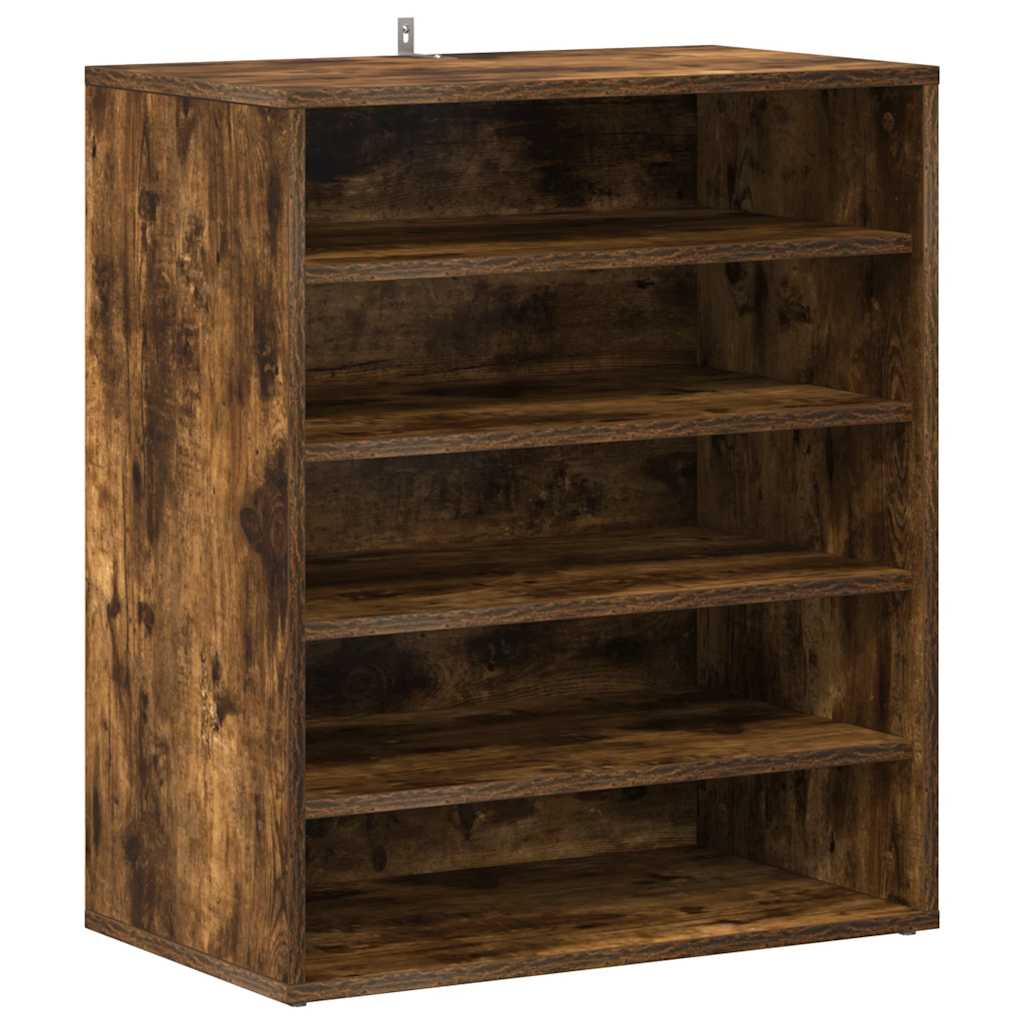 Schuhschrank Räuchereiche 60x35x70 cm Holzwerkstoff