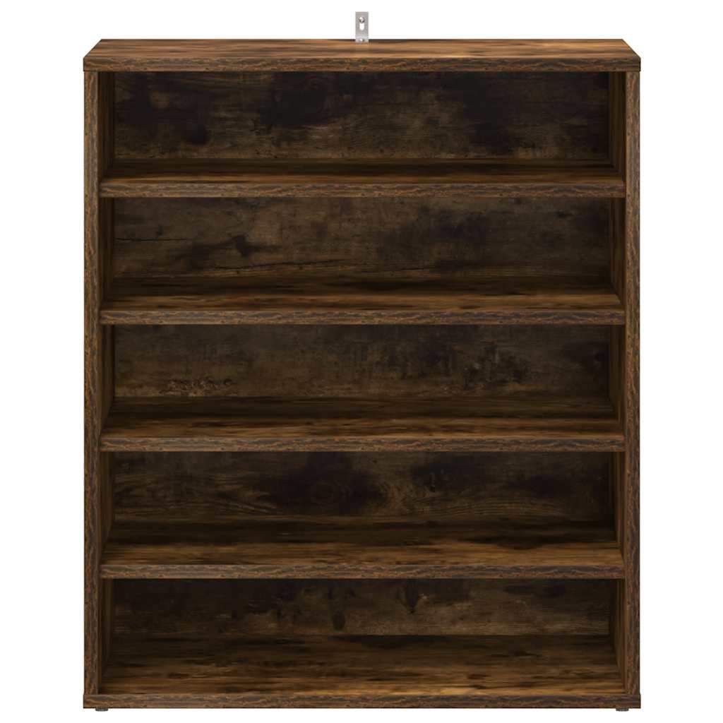 Schuhschrank Räuchereiche 60x35x70 cm Holzwerkstoff