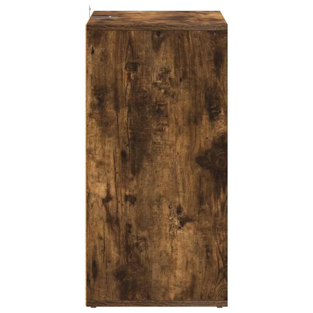 Schuhschrank Räuchereiche 60x35x70 cm Holzwerkstoff