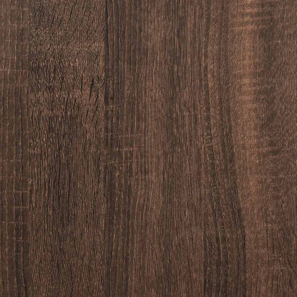 Schuhschrank Braun Eichen-Optik 60x35x70 cm Holzwerkstoff