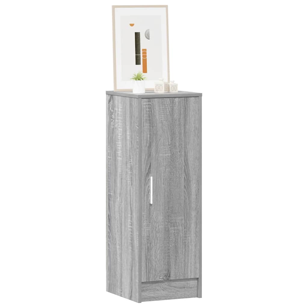 Schuhregal Grau Sonoma 32x35x92 cm Holzwerkstoff