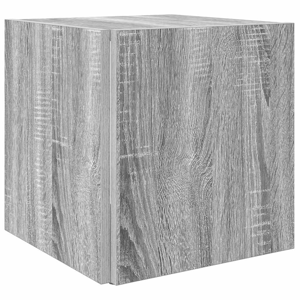 Beistelltisch Grau Sonoma 33x33x34,5 cm Holzwerkstoff