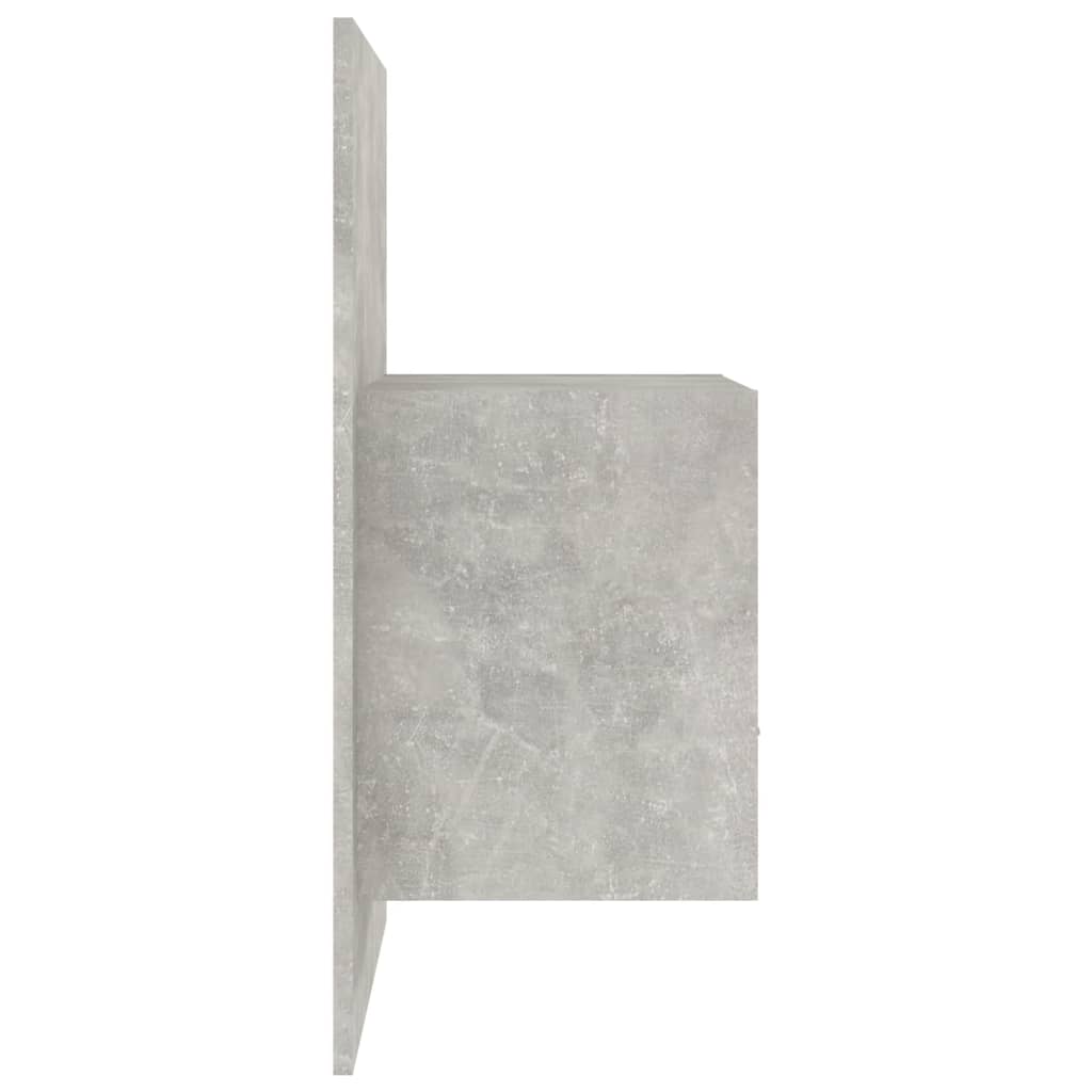 Wand-Nachttische 2 Stk. Betongrau