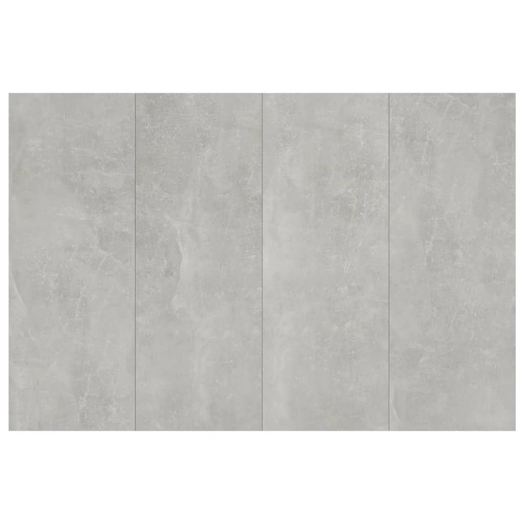 Kopfteil Betongrau 120x1,5x80 cm Holzwerkstoff
