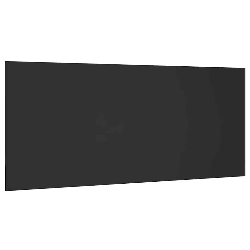 Kopfteil Schwarz 200x1,5x80 cm Holzwerkstoff