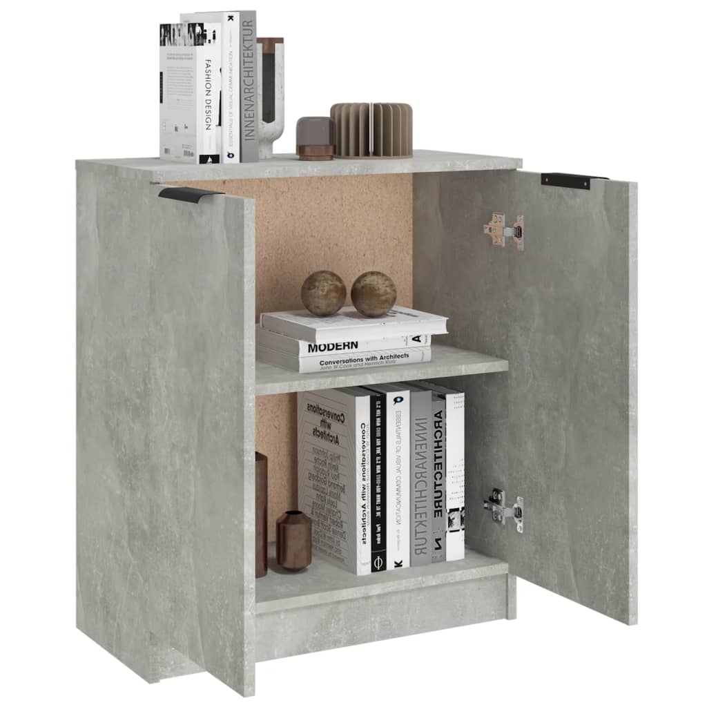 Sideboard Betongrau 60x30x70 cm Holzwerkstoff
