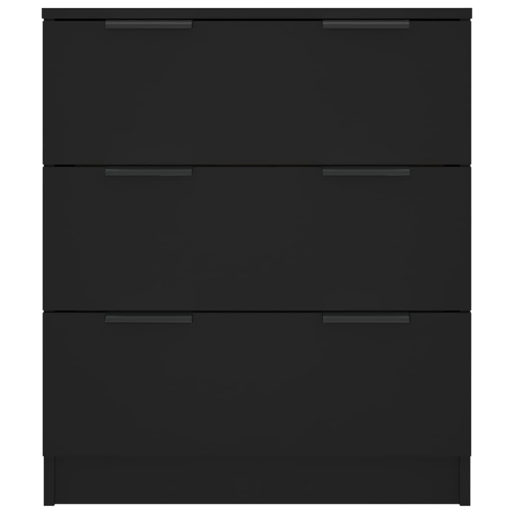 Sideboard Schwarz 60x30x70 cm Holzwerkstoff