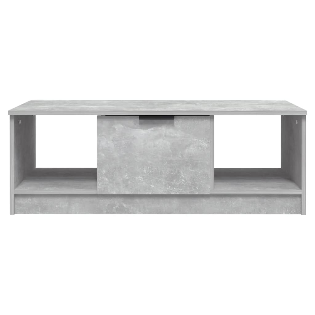 Couchtisch Betongrau 102x50x36 cm Holzwerkstoff