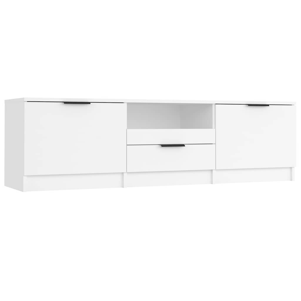 TV-Schrank Weiß 140 x 35 x 40 cm Holzwerkstoff