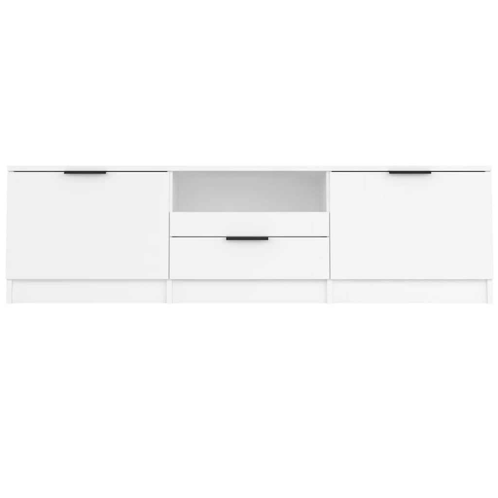 TV-Schrank Weiß 140 x 35 x 40 cm Holzwerkstoff