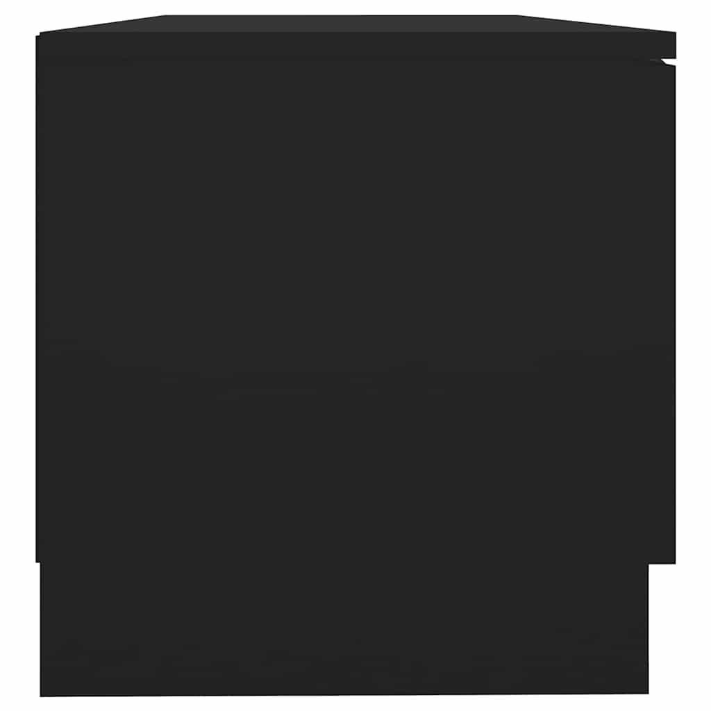 TV-Schrank Schwarz 80x35x36,5 cm Holzwerkstoff