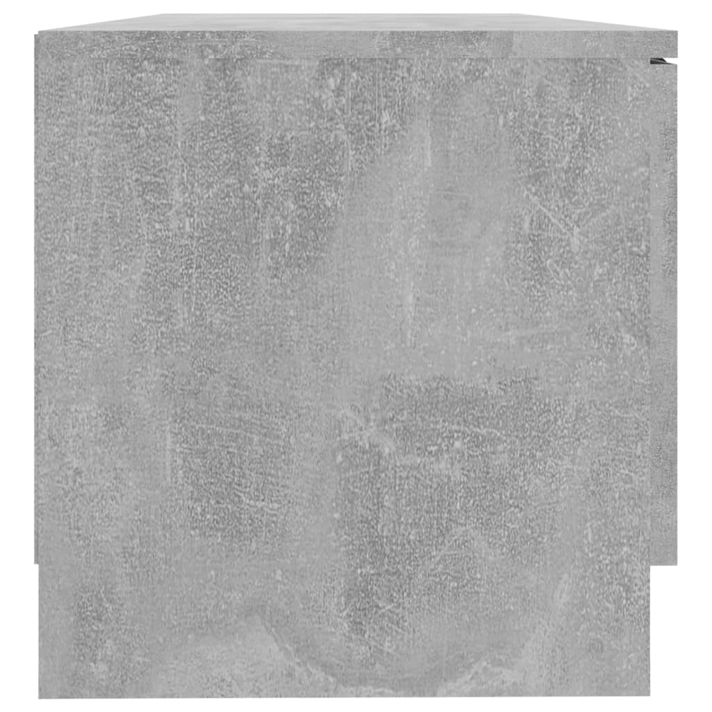 TV-Schränke 2 Stk. Betongrau 80x35x36,5 cm Holzwerkstoff