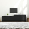 TV-Schrank Schwarz 158,5x36x45 cm Holzwerkstoff