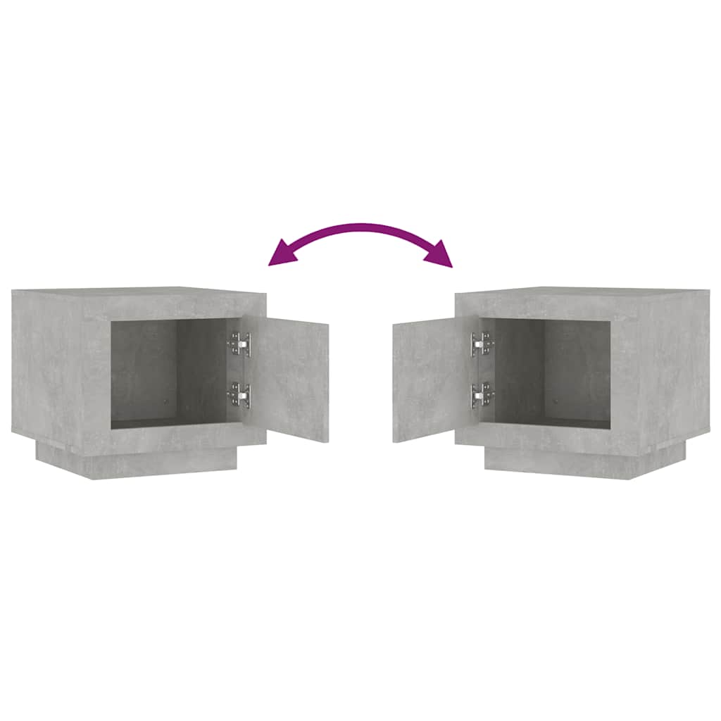 Couchtisch Betongrau 51x50x45 cm Holzwerkstoff