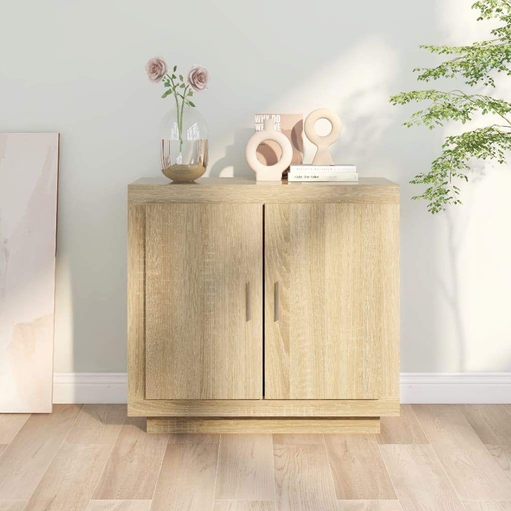 Sideboard Sonoma-Eiche 80x40x75 cm Holzwerkstoff