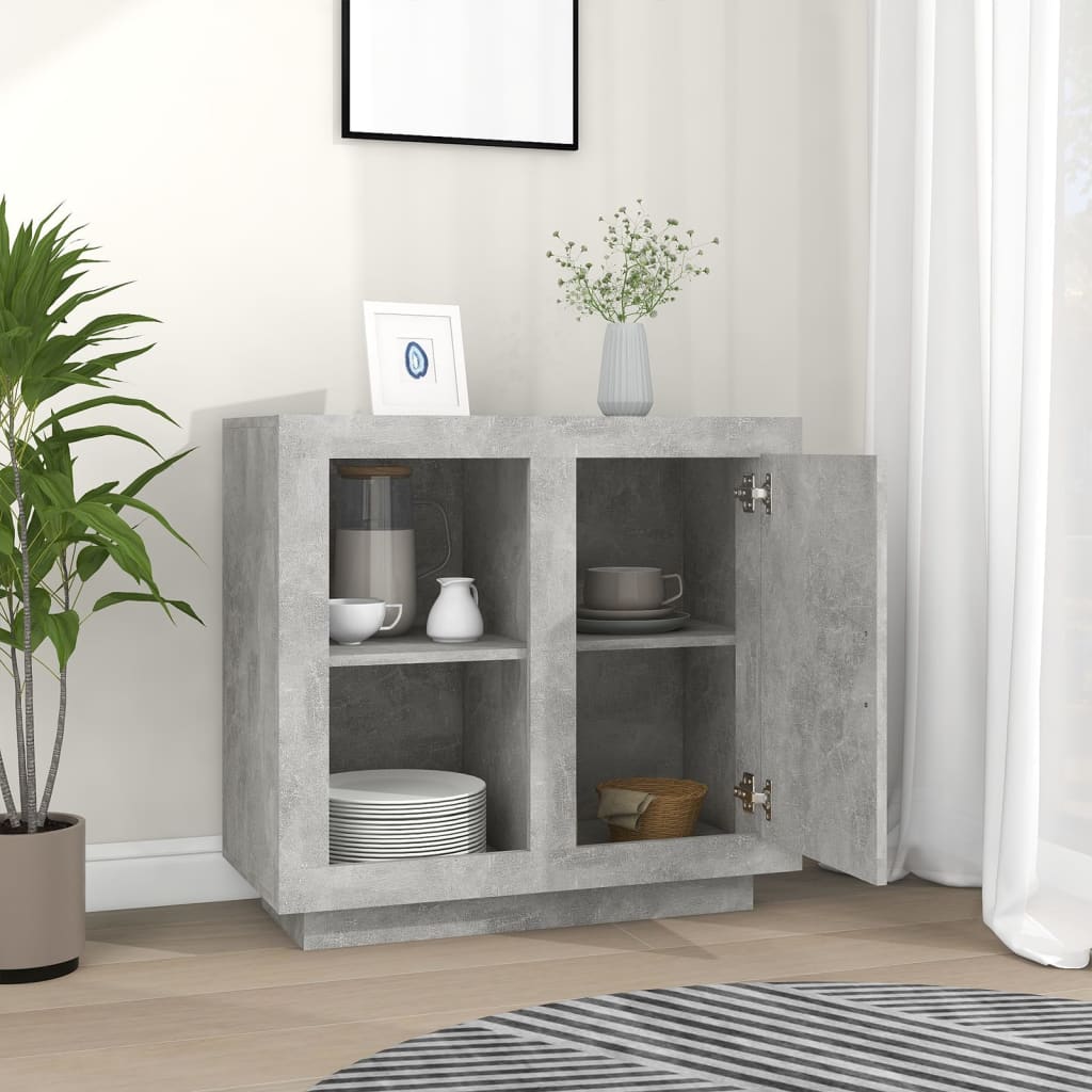 Sideboard Betongrau 80x40x75 cm