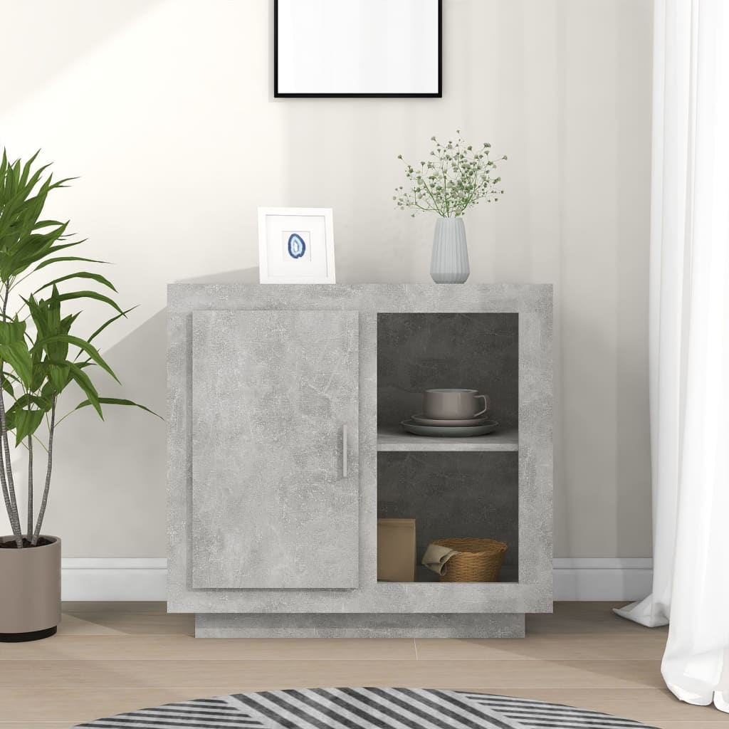 Sideboard Betongrau 80x40x75 cm