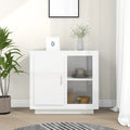 Sideboard Hochglanz-Weiß 80x40x75 cm