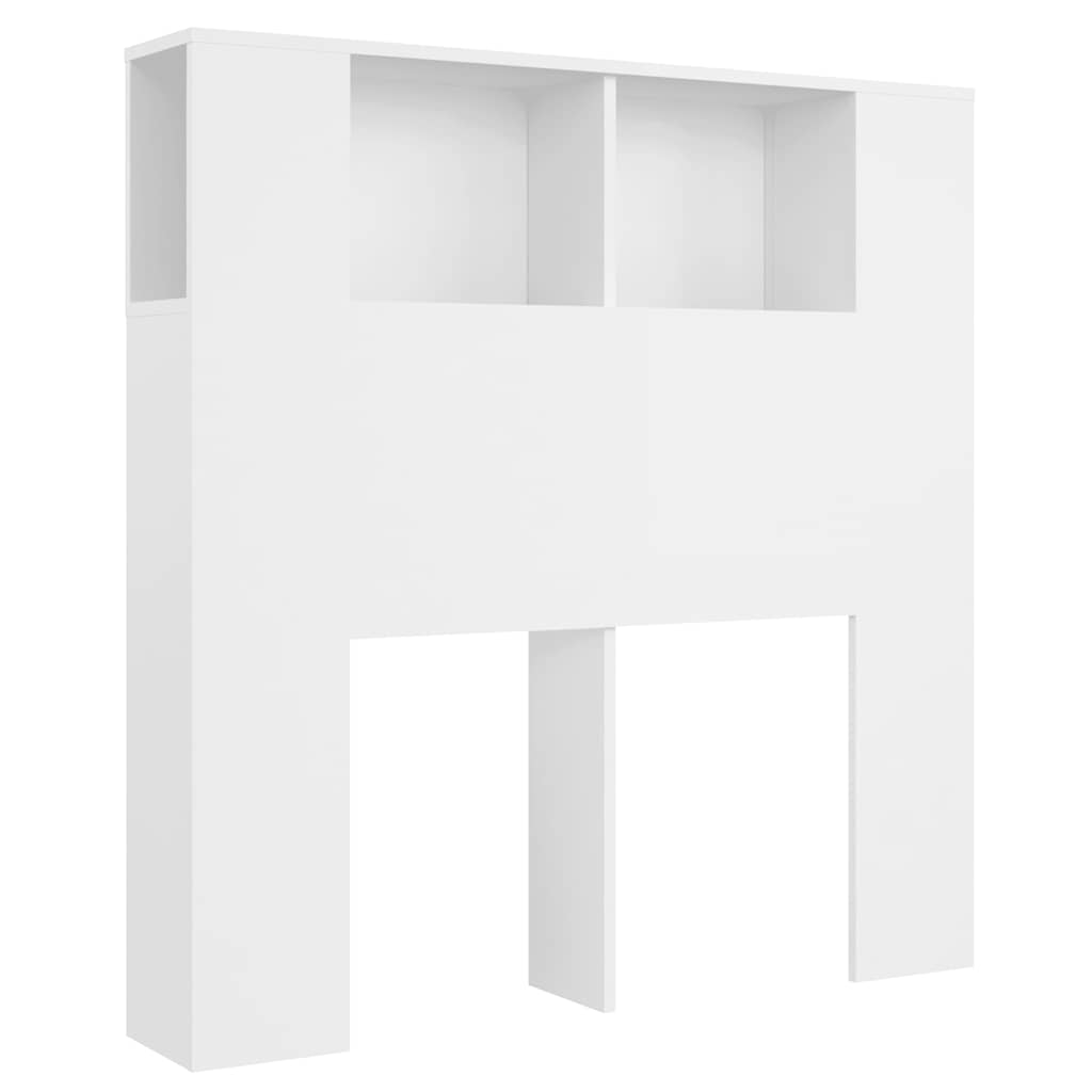 Kopfteilschrank Weiß 100 x 18,5 x 102,5 cm